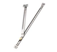 HAMPPLIES Limitador de Ventana Corrediza Ajustable 30 Cm Barra de Seguridad sin Perforación para Marco de Aluminio Protección Antirrobo Uso Doméstico y Ventanas Corredizas