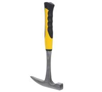 HAMPPLIES Martillo Geológico Multifuncional 600g con Punta Afilada Mango Ergonómico Antideslizante Herramienta Manual para Exploración Geológica y Trabajos al Aire Libre