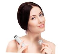 HAMPPLIES Masajeador Facial Reductor De Hinchazón De Ojos Masajeador De Templo Palo De Masaje Para Ojos Para La Cara Rodillo Facial Abs