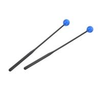 HAMPPLIES Mazas para Marimba y Xilófono para Niños, Set de 2 Baquetas Mango de Goma y Bola Azul, Material Duradero, Instrumento de Percusión para Uso Profesional y Educativo