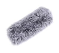 HAMPPLIES Micrófono Peludo Protectores De Micrófono Protector De Viento Reductor De Ruido Cubierta Gris