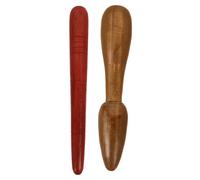 HAMPPLIES Palitos de Madera Suaves Rebabas 2 Piezas para Masaje de Pies y Manos Ideales para Reflexología Podal en Uso al Aire Libre o Viajes