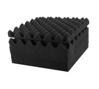 HAMPPLIES Paneles Acústicos de Esponja para Aislamiento y Absorción de Sonido 30x30x2cm Pack de 6 Piezas para Habitaciones y Áreas Cerradas