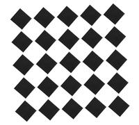 HAMPPLIES Paño de Microfibra para Limpieza de Gafas y Pantallas Delicadas Negro 50 Unidades que Quita Suciedad y No se Desvanece, Adecuado para Guardar en Estuche o Bolso