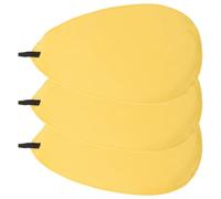 HAMPPLIES Paños De Limpieza Para Saxofón y Flauta, 3 Piezas, Microfibra Suave Absorbente, Reutilizables, Ideales Para Mantenimiento y Cuidado De Instrumentos De Viento y Madera, Color Amarillo