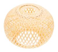 HAMPPLIES Pantalla de Lámpara de Techo de Bambú DIY Ligera Desmontable Decoración Estilo Chino para Salón y Comedor Accesorio Duradero y Fácil Instalación