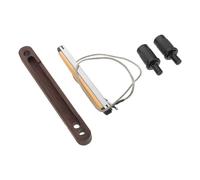 HAMPPLIES Pastilla Piezoeléctrica Acústico de 6 Cuerdas con Puente Rígido de Madera y Conector de 2,5 Mm, Captador de Transductor para Amplificador, Accesorio Profesional para Estudio