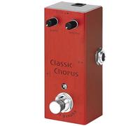 HAMPPLIES Pedal Efecto Guitarra Eléctrica Clásico Coro Metal Resistente True Bypass Volumen para Práctica y Actuación