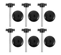 HAMPPLIES Perillas Moleteadas para Andador 6 Piezas M6x50 Tornillos de Perilla de Flor de Ciruelo Acero al Carbono Repuesto para Reposabrazos Ajuste Seguro Uso Diario Personas Mayores