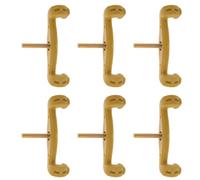 HAMPPLIES Pies de Soporte para Hombro de Violín 6 Piezas Reutilizables Goma Antideslizante para Tamaños 1/2-3/4-4/4, Almohadilla Cómoda para Músicos y Principiantes, Accesorio