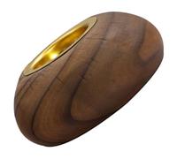 HAMPPLIES Quemador de Incienso de Madera y Decorativo Soporte Estable para Varillas y Conos Diseño Vintage para Salón y Dormitorio Cenicero Interior Resistente y Elegante