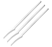 HAMPPLIES Raspador de Pedicura para Quitar Callos y Cutículas, Acero de Tungsteno, 3 Piezas, Uso Doméstico y Profesional para Pies de Mujer