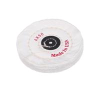 HAMPPLIES Rueda de Algodón para Amoladora de Banco Disco Pulidor Suave para Joyería y Accesorio Versátil para Limpieza y Pulido Talleres y Hogar