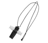 HAMPPLIES Silbato De Samba Profesional De Tres Tonos Con Lanyard Ligero Negro Instrumento Musical Para Niño Niña y Adultos Métodos De Enseñanza Orff y Actividades Al Aire