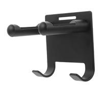 HAMPPLIES Soporte Adhesivo para Secador de Pelo sin Perforación Estante Resistente para Baño Organizador Práctico para Herramientas de Peinado Compatible con Modelos Color Negro