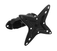 HAMPPLIES Soporte de Montaje 10kg 50/75/100mm, 8cm Pared Placa Rectangular Soporte para Monitor de PC Giratorio, Negro, Aleación y Plástico para Pantalla LCD para Oficina y Gaming