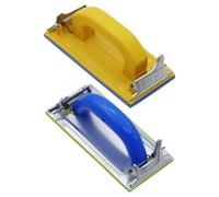 HAMPPLIES Soporte Manual para Papel de Lija para Lijado de Paneles de Yeso y Carpintería, Herramienta de Pulido Versátil para Trabajo en Madera, Accesorio Compacto para Lijado Interior