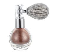 HAMPPLIES Spray de Purpurina para Cuerpo y Pelo Botella con Polvo de Brillo para Maquillaje Festival Iluminador Spray Color Bronce Antiguo