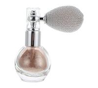 HAMPPLIES Spray Polvo Purpurina Champán para Cuerpo Cabello y Rostro Pulverizador de Brillo Versátil para Mujeres Fiestas y