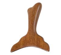 HAMPPLIES Tabla De Masaje Facial De Madera Forma De De Sirena Herramienta De Acupuntura Para Masaje De Reflexología Para Spa y Cuidado Piel Color Marrón