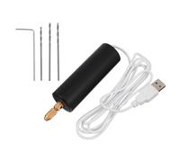 HAMPPLIES Taladro Eléctrico Mini USB Recargable Portátil Herramienta Giratoria para Bricolaje y Joyería Diseño Duradero y Fácil Manejo para Trabajos Manuales