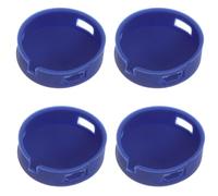 HAMPPLIES Tapas de Silicona para Botón de Timbre Redondo Impermeables, Kit de 4 Piezas con 2 Tornillos, Reemplazo Resistente para Botones de Puerta Pequeños, Uso Exterior y