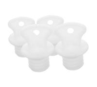 HAMPPLIES Tapones para Bolsa de Agua Caliente 4 Piezas Cierre Seguro y Resistente de Plástico Compatibles Botella Pequeña de Agua Caliente para Terapia de Calor y Frío Kit Sellador para