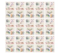 HAMPPLIES Tatuajes Temporales de Fútbol 10 Paquetes 5 Hojas, Pegatinas Faciales Resistentes al Agua para Fiesta y Cumpleaños, Decoraciones Deportivas Aficionados Fans del Fútbol