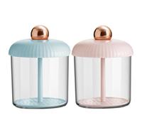 HAMPPLIES Taza para Hacer Burbujas de Espuma 2 Piezas Material Ps y Pp, Dispositivo Ligero para Limpiador Facial, Adecuado para Limpieza Profunda la Piel y Viajes al Aire Libre