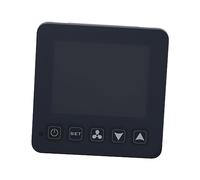 HAMPPLIES Termostato Digital Programable Inalámbrico con Pantalla Táctil Controlador de Temperatura para Unidades Fan Coil de Aire Acondicionado Central Días Programación Compatible con