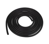 HAMPPLIES Tira de Sellado de Goma Redonda Resistente para Puertas Uso Versátil Interior y Exterior Sellado de Ranuras Muebles y Armarios Protección contra Polvo y Humedad Color Negro Metros