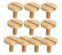 HAMPPLIES Tornillos Metálicos para Trompeta 10 Piezas, Accesorios de Repuesto de 2 Mm X 8,5 Mm, Tornillo de Precisión Resistente, Piezas de Reparación para Instrumentos de Metal