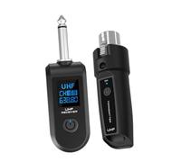 HAMPPLIES Transmisor Y Receptor De Guitarra Inalámbricos Recargables Adecuados Para Instrumentos Eléctricos Y De Bajo Ideal Para Artistas Y Aficionados