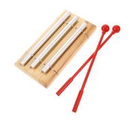 HAMPPLIES Trio Hand Chime Para y Yoga Instrumento Musical De Tres Tonos Para Clases De Música y Mindfulness Uso Escuelas y Espacios De Relajación
