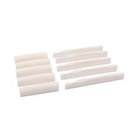 HAMPPLIES y Selleta de de Buey para Guitarra Acústica Accesorios Duraderos con Superficie Pulida y Fondo Plano Reemplazo para Puente de Guitarra Natural