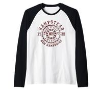 Hampstead NH | New Hampshire Camiseta Manga Raglan