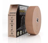Hampton Adams (135 Pies) Cinta De Kinesiología A Granel Rollo Impermeable Soporte De Terapia Deportiva Para Rodilla, Músculo, Muñeca, Hombro, Espalda/Original |Beige|125 Pies (Paquete De 1)