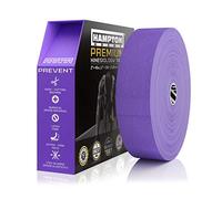Hampton Adams (135 Pies) Cinta De Kinesiología A Granel Rollo Impermeable Soporte De Terapia Deportiva Para Rodilla, Músculo, Muñeca, Hombro, Espalda/Original |Púrpura|1 Paquete