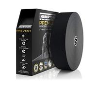 Hampton Adams (135 Pies) Cinta De Kinesiología A Granel Rollo Impermeable Soporte De Terapia Deportiva Para Rodilla, Músculo, Muñeca, Hombro, Espalda/Original |Negro|1 Cuenta (Paquete De 1)