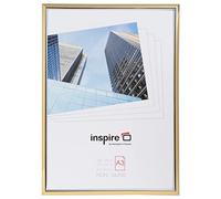 Hampton Frames | EASY LOADER Poster Certificate Photo Frame EASA3GDP | A3 30x42cm, Gold, Acrylic (Non-Glass), Plastic | Drop-In Back, Wall Mount | Display Posters, Certificates, Photos