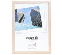 Hampton Frames | Marco de fotos A3, efecto madera natural, MDF, 30 x 42 cm | Plexi sin vidrio, colgador múltiple, perfil ancho | Para póster y documentos