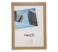 Hampton Frames, marco de fotos A4, 21x30 cm, marrón, acrílico efecto madera | Montaje pared o sobremesa, plexiglás | Para certificados, fotos, decoración hogar u oficina