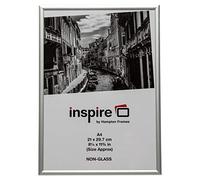 The Photo Album Company PAAFA4B - Marco de fotos (aluminio satinado), plata, metal