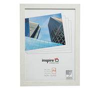 Hampton Frames, marco de fotos BERGEN BERA4NG, 21x30 cm, blanco, tablero DM, plexiglás | Montaje pared o sobremesa | Diseño moderno para póster y documentos A4