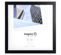 Hampton Frames, marco de fotos cuadrado OXF1212NGX, 30x30 cm, negro, MDF, plexiglás | Perfil 20 mm, colgador incluido, fácil montaje | Para póster y decoración hogar