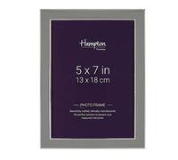 Hampton Frames Marco para póster, bañado en Plata, Plateado, Gris, 5x7 (13x18cm)