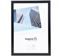 Hampton Frames OXFORD A3 (29,7 x 42 cm) Marco para Póster Negro con Frontal de Acrílico (No Vidrio) - Pack de 1