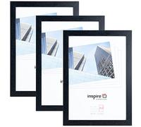 Hampton Frames OXFA4NG - Marco de fotos para póster de fotos (tamaño A4, 21 x 30 cm), color negro, 3 unidades