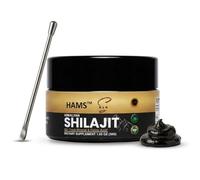 HAMS Resina Pura de Shilajit del Himalaya, Auténtico Mumijo con Más de 84 Minerales Traza, Alta Potencia con Oro Elemental y Ácido Fúlvico, Probado en Laboratorio, Vegano, 30g