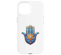 Hamsa con Estrella de David Carcasa para iPhone 15